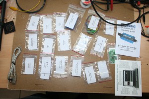 Der ausgebackte SCANALOGIC 2 bausatz