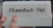 Stammtischschild des Stammtisch Süd